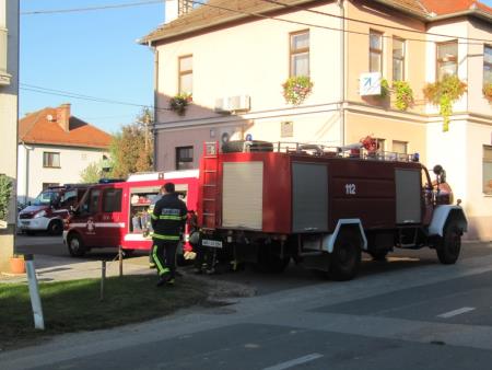 Gasilska vaja ob mesecu požarne varnosti 23